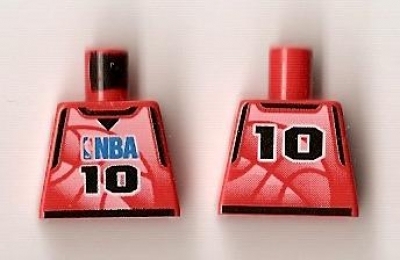 Lego Basketball Torso NBA-Spieler Nr 10 (973bpb158)