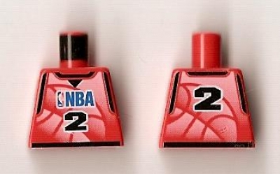 Lego Basketball Torso NBA-Spieler Nr 2 (973bpb178)