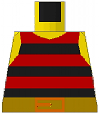 Lego Minifigur Torso Pirat (973p33)