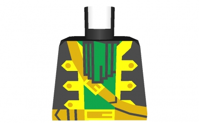 Lego Minifigur Torso Pirat (973p36)
