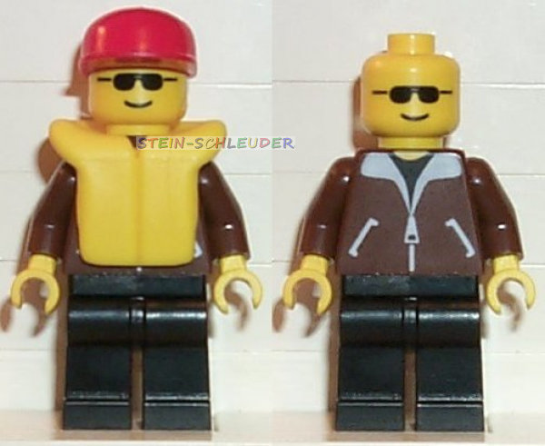 Lego Classic Town Minifigur - Bomberjacke-  (973p70c06)