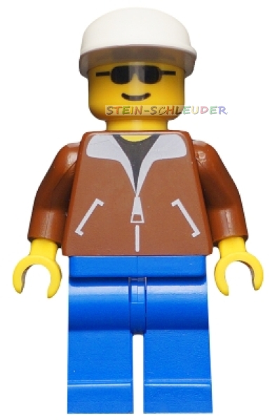 Lego Classic Town Minifigur - Bomberjacke-  (973p70c10)