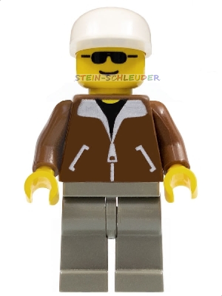 Lego Classic Town Minifigur - Bomberjacke-  (973p70c13)