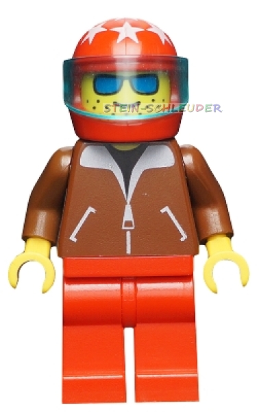Lego Classic Town Minifigur - Bomberjacke-  (973p70c22)