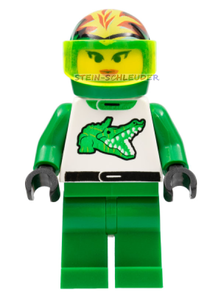 Lego Race Minifigur -Alligator- (973pb0013c01)