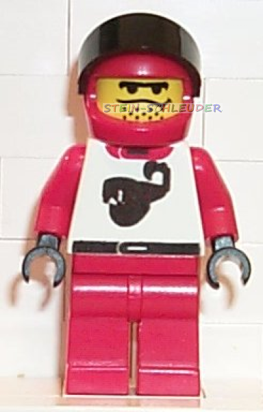 Lego  Racer Minifigur -Red Scorpion- (973pb0023c02)
