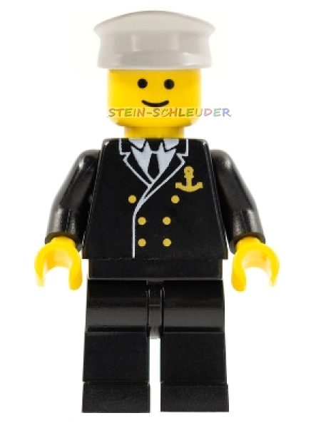 Lego Town Minifigur - Admiral- (973pb0049c01)