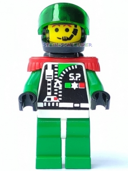 Lego Minifigur -Space Police Captain Magenta- (973pb0081c01)