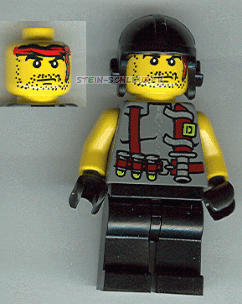 Lego Minifigur -Dino Digger-  (973pb0179c01)
