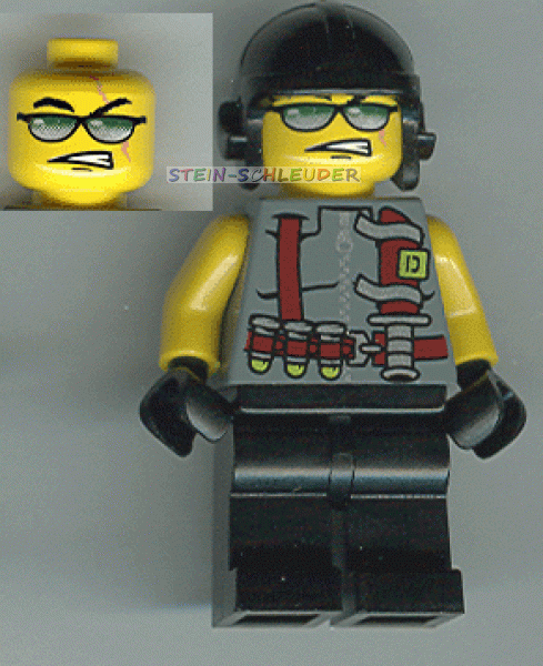 Lego Minifigur -Dino Viper-  (973pb0179c02)