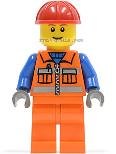 Lego Minifigur -Bauarbeiter- (973pb0263c02)