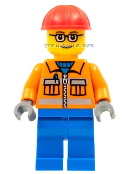 Lego Minifigur -Bauarbeiter- (973pb0263c07)