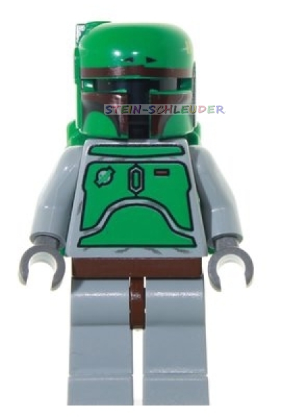 Lego Starwars Minifigur -Boba Fett- alt-hellgrau (973pb0282c03)