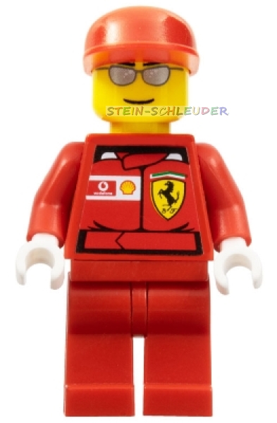 Lego Minifigur -Ferrari Racing- (973pb0390c03)