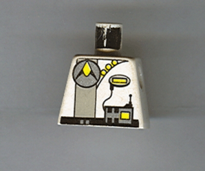 Lego Minifigur Torso -Space Exploriens- (973pb00004)