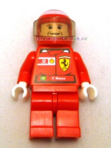 Lego Minifigur -Ferrari Racing F. Massa- (973pb0414c01)