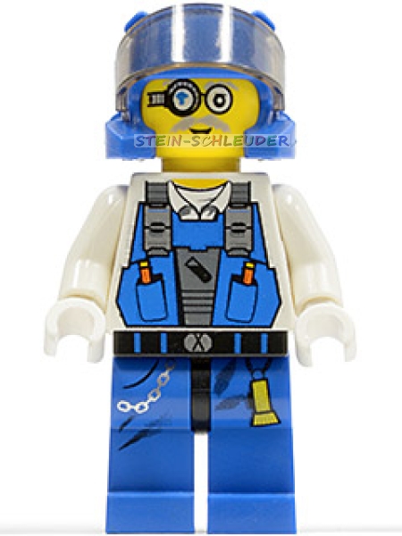 Lego Minifigur -Power Miner Brains- (973pb0535c03)