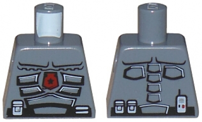 Lego Minifigur Torso Space Police (973pb0575)