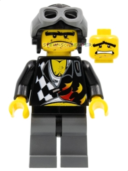 Lego  Racer Minifigur -Bubba Blaster- (973pb0688c01)