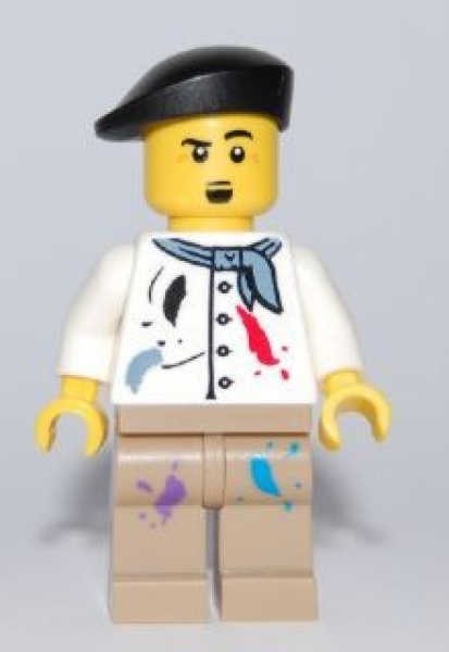 Lego Serie 4 Minifigure -Maler- (973bpb0848)
