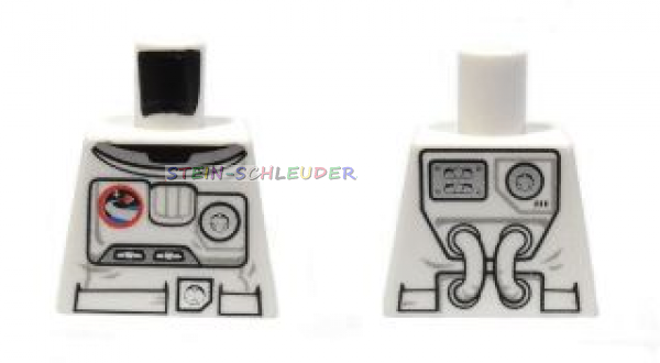 Lego Minifigur Torso -Space Port- (973pb0861)