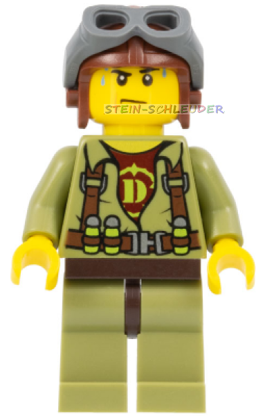 Lego Minifigur -Hero Helicopter Pilot-  (973pb0990c01)