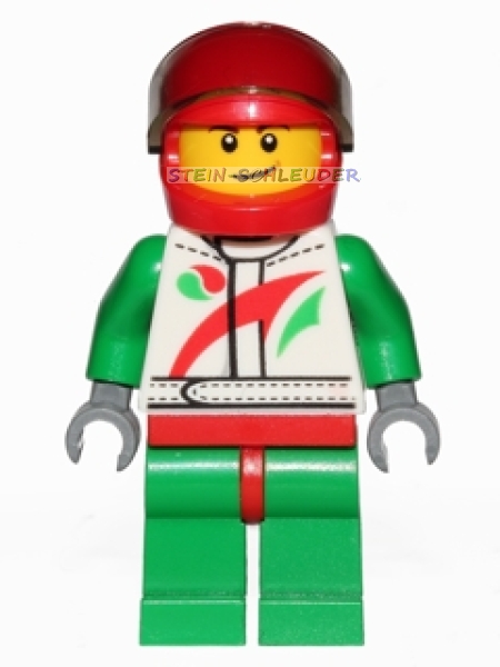 Lego Minifigur -Rennfahrer- (973pb1373c08)