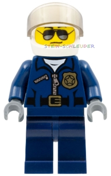 Lego Minifigur -Helikopter-Pilot- (973pb1547c04)