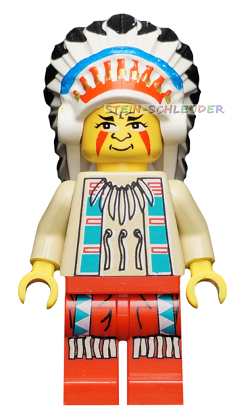 Lego Western Minifigur -Big Chief Rattlesnake- (973px105c02)