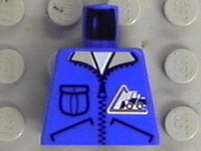 Lego City Minifigur Torso -Billdozer- (973px122)