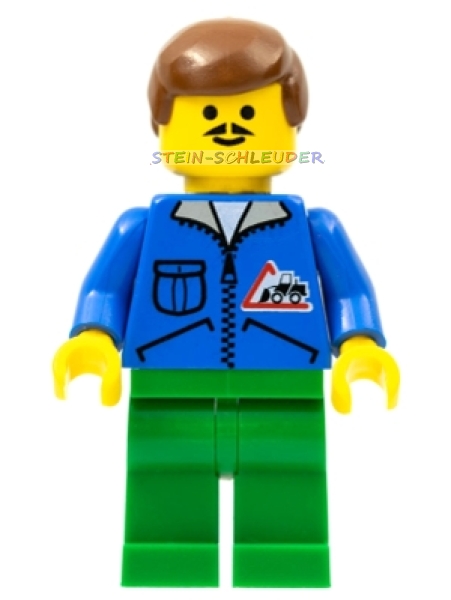 Lego Town Minifigur -Bulldozer- (973px122c03)