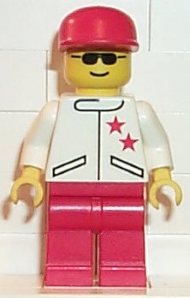 Lego Minifigur -Rennfahrer- (973px124c01)