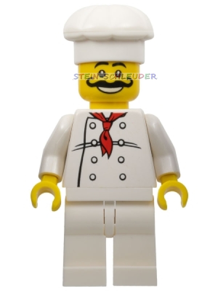 Lego Town Minifigur -Chefkoch- (973px4c21)