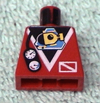 Lego Minifigur Torso -Taucher- (973px51)