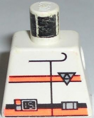 Lego Town Minifigur Torso -RES-Q- (973px79)