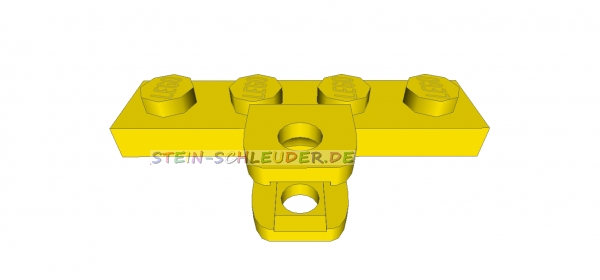 Lego Platte 1 x 4 mit Kugelaufnahme (98263)