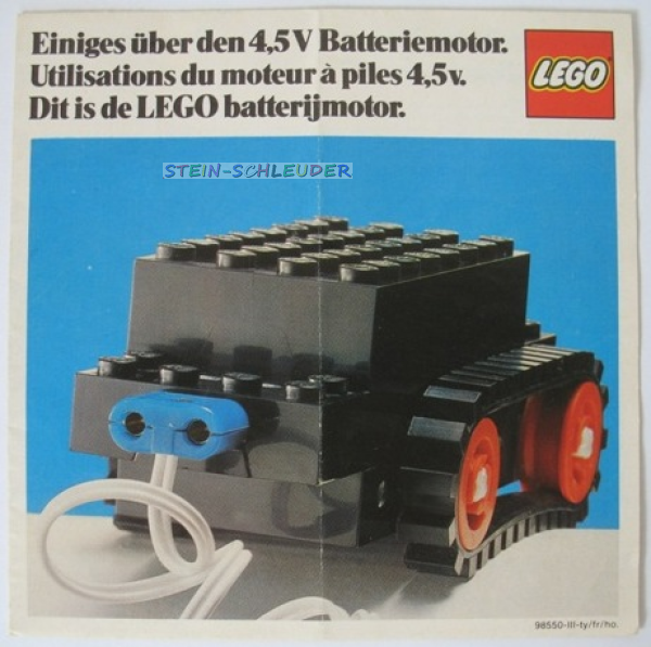 Lego Technik -Einiges über den 4,5V Batteriemotor- (B_98550eu3)