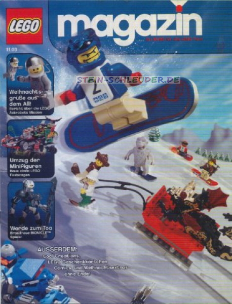Lego Club Magazin 11/2003 (LCM1103)
