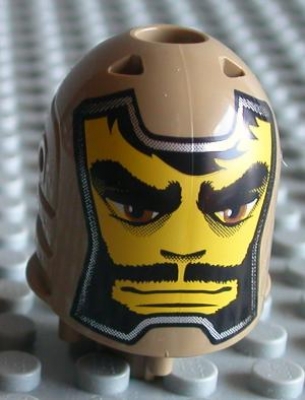 Lego Castle Large Figure Kopf -  Sir Santis- (x1132px16)