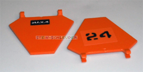 Lego Flagge 5 x 6 Hexagonal mit Sticker (x1435pb004)
