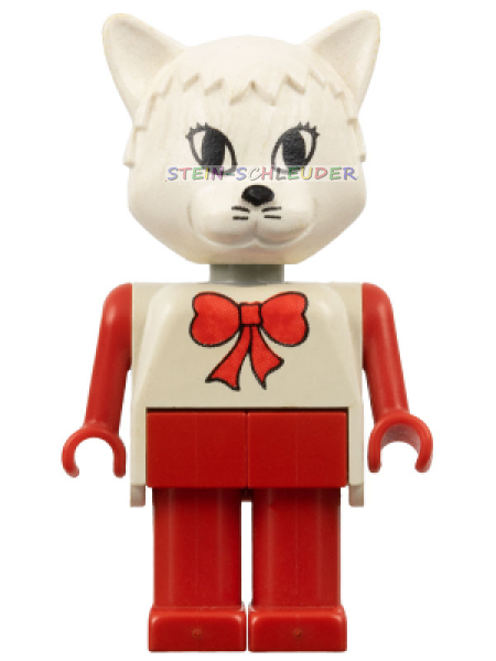 Lego Fabuland Figur -Cathy Cat- (x583c04)