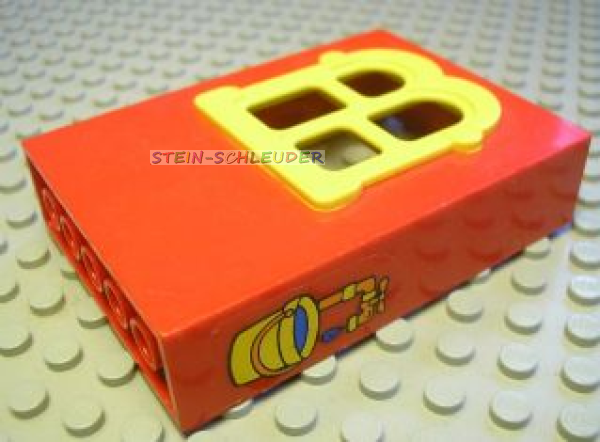 Lego Fabuland Wand 2 x 6 x 7 mit Sticker (x637c02pb08)