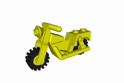 Lego Motorrad, komplett (x81)